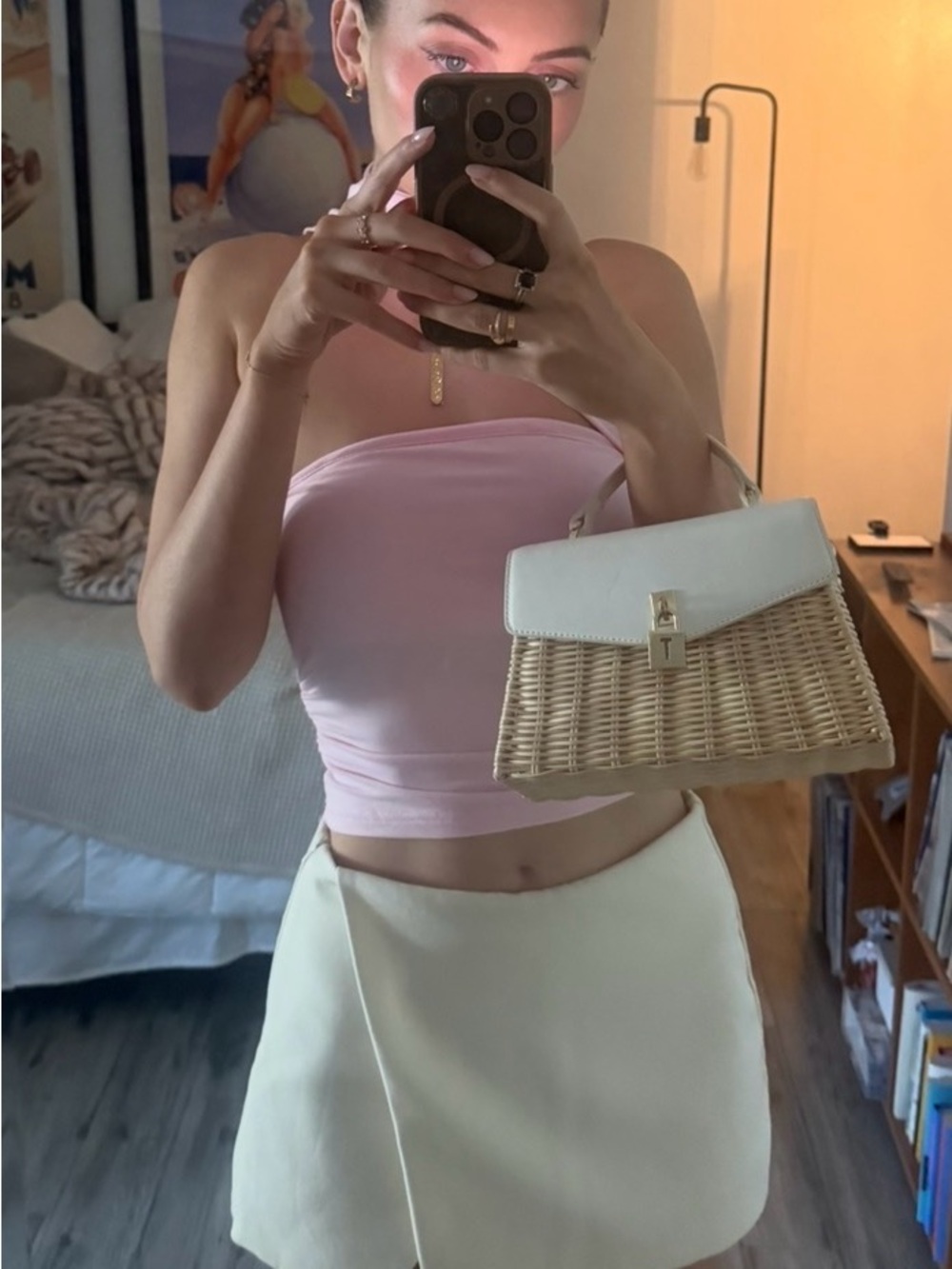 Zara Cream Skort